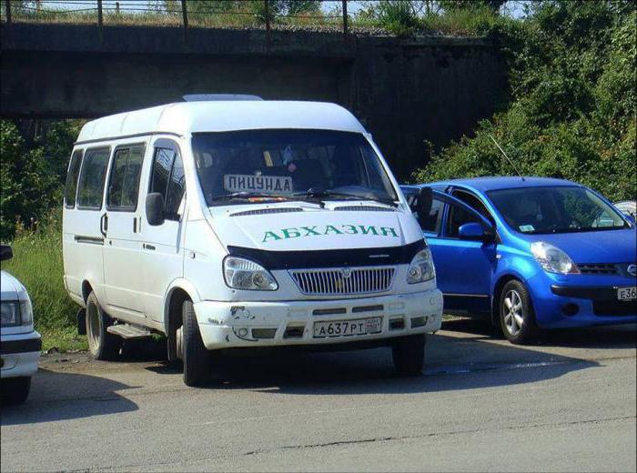 Get to the border of Abkhazia-Sochi