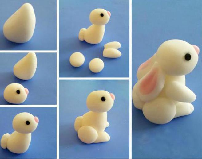 How to mold a plasticine hare