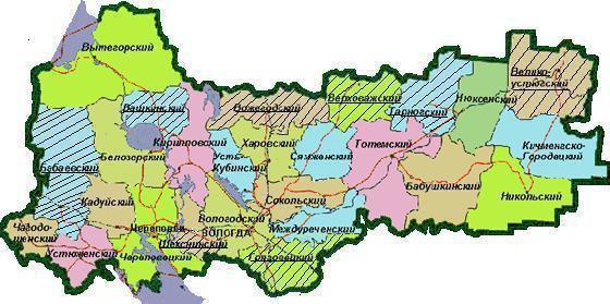 вологодская губерния уезды