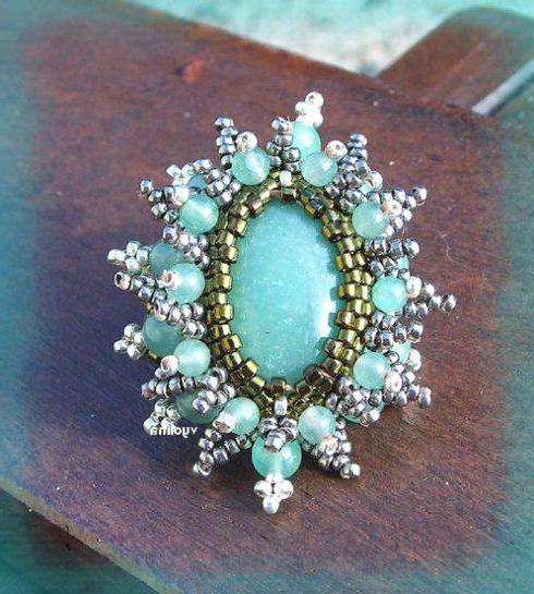 beadwork cabochon master class