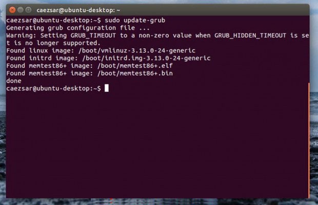 После установки linux нет выбора операционной системы