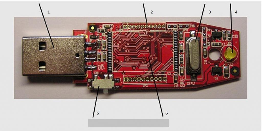 Устройство флешки схема