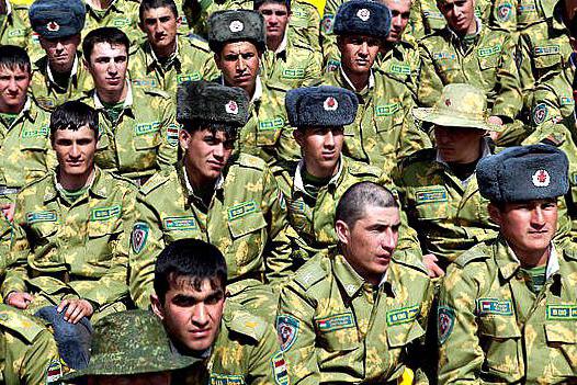Призыв в армия Таджикистане