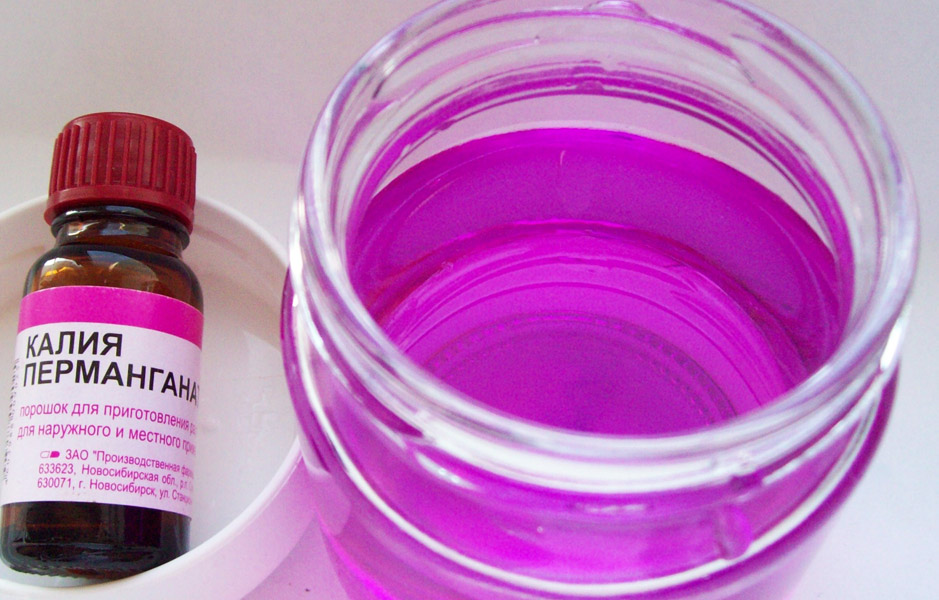 potassium permanganate solution