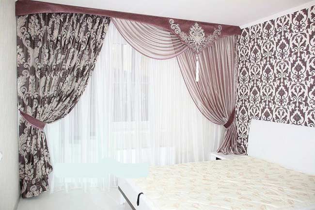 veil pelmet for bedroom