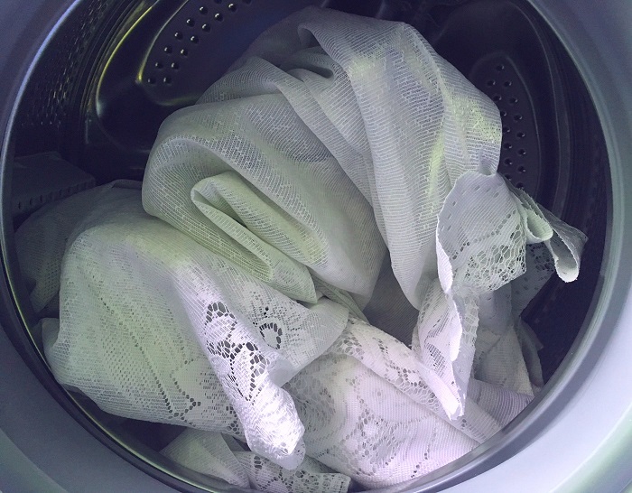 как стирать шторы в стиральной машине автомат