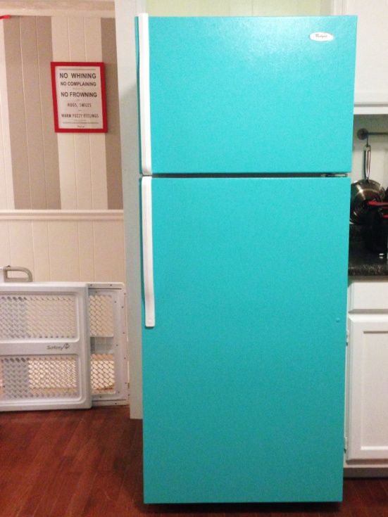 как покрасить холодильник в домашних