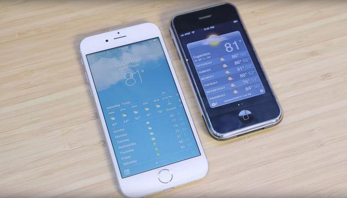 как выглядел самый первый Айфон
