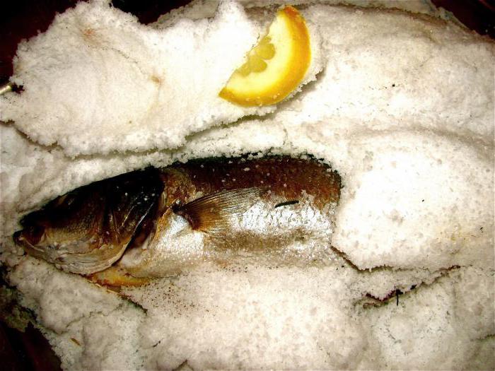рыба под солью в духовке