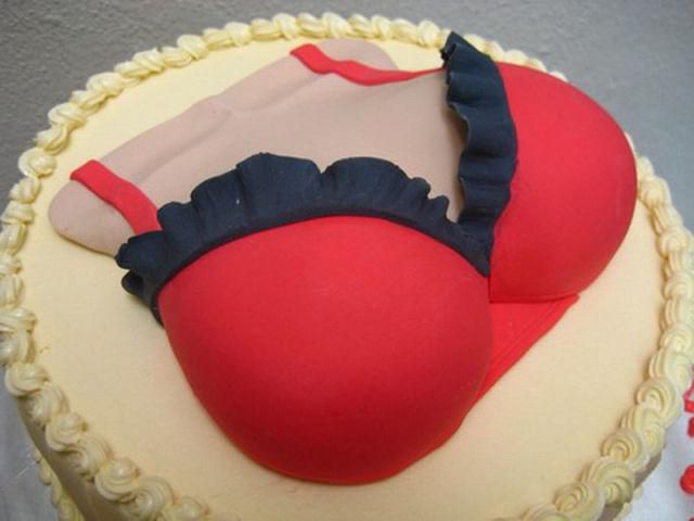 торт женская грудь