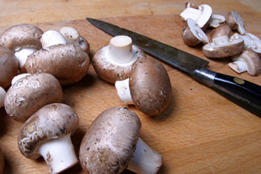 как нарезать грибы