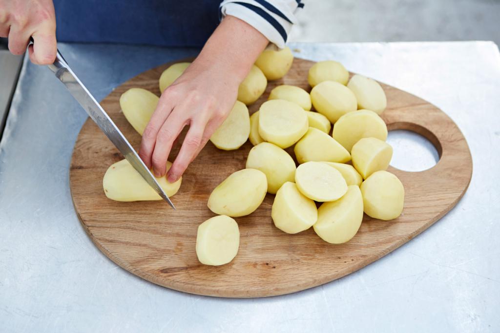 как нарезать картошку