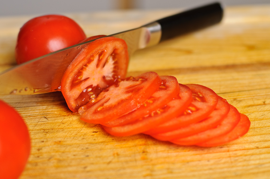 помидоры кружочками