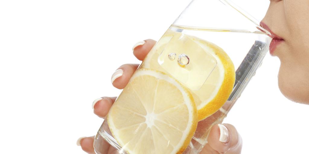 drink water with lemon in the morning