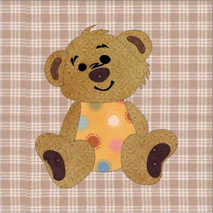 applique masha and the bear