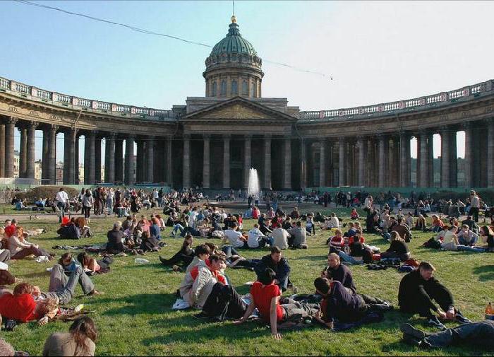 официальное население Санкт-Петербурга
