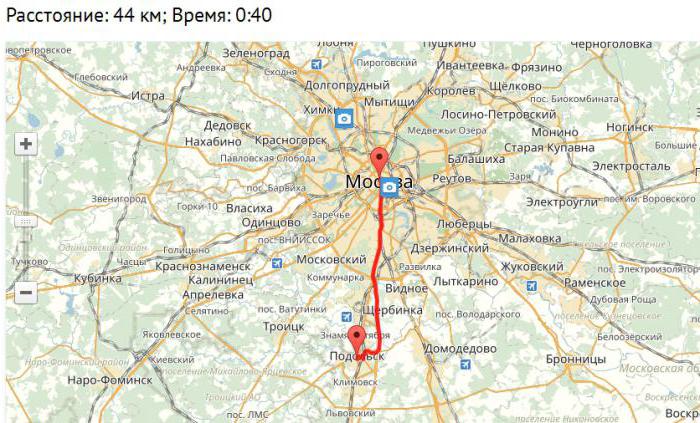 Удаленность Подольска от Москвы. Маршрут от Москвы до Подольска. Подольск на карте Москвы. Как доехать на электричке до подольска
