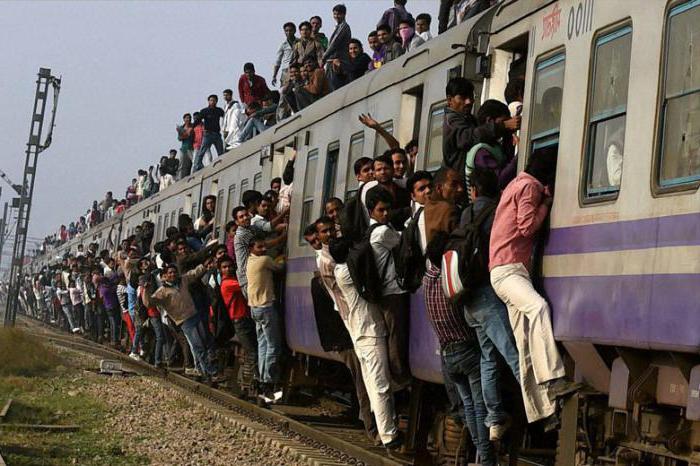Как в Индии ездят на поездах