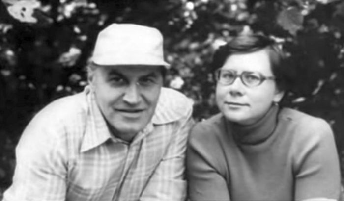 Николай Дроздов с женой