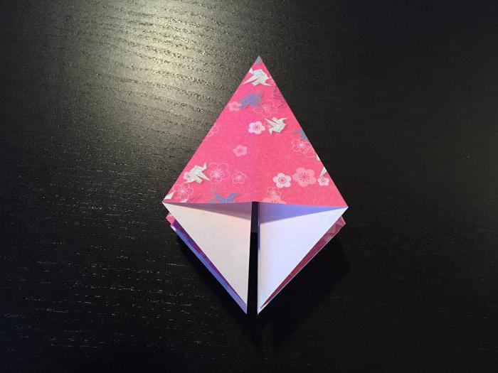 Базовая форма лягушка. Оригами.