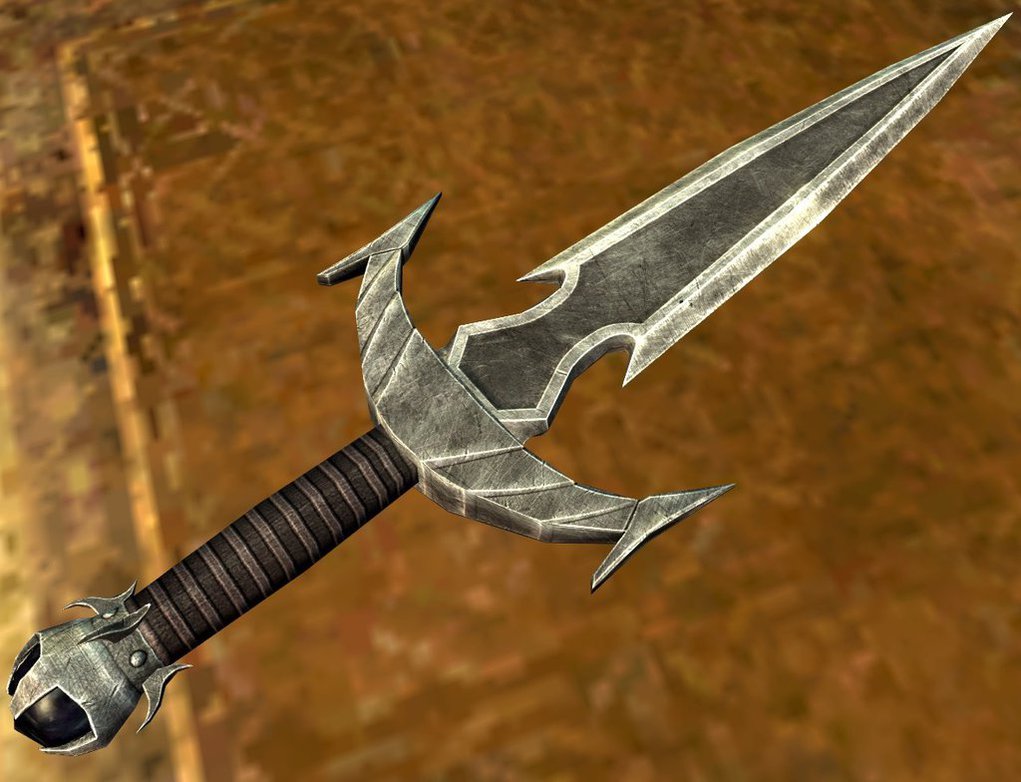Оружие в игре Skyrim: Бритва Мерунеса Дагона.