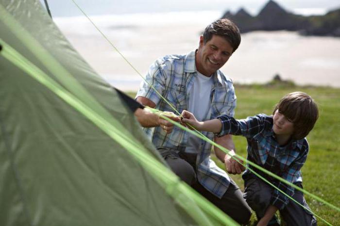 How to put up a tent