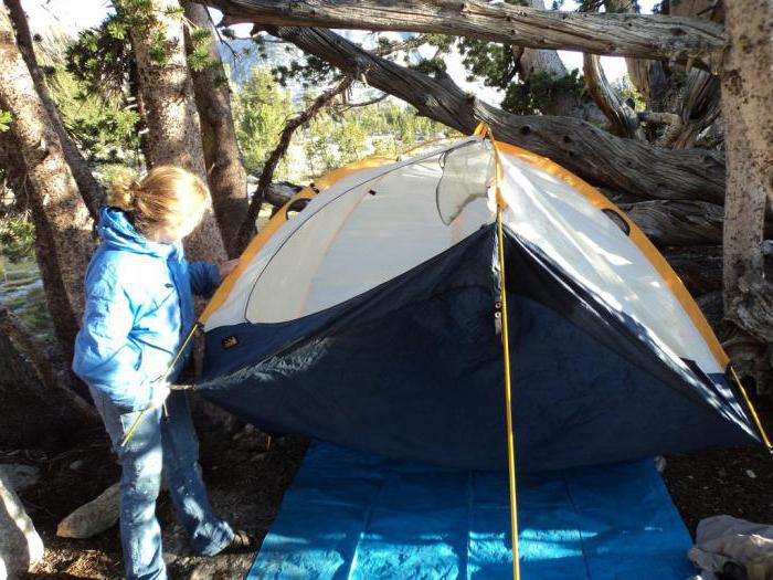 как правильно поставить палатку