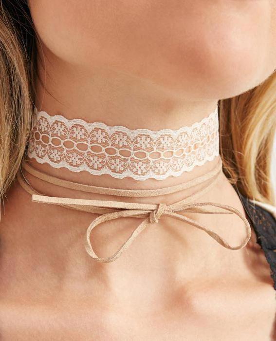 do-it-yourself lace choker