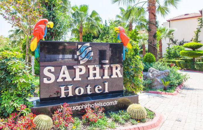 saphir hotel 4 турция аланья отзывы