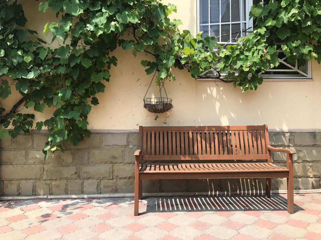 Bench near the hotel