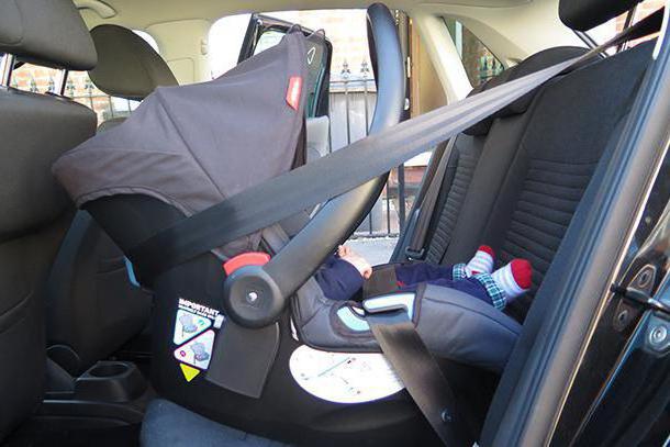 самое безопасное место в машине для ребенка в кресле