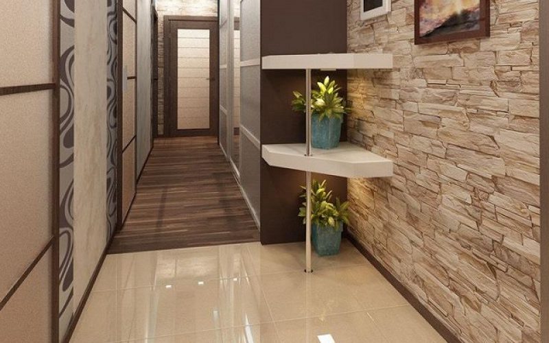 Оформление коридора в квартире: фото примеров