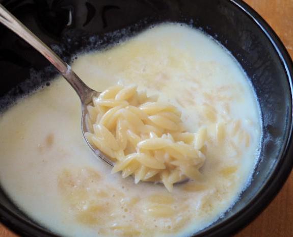 суп молочный с макаронными изделиями пищевая ценность
