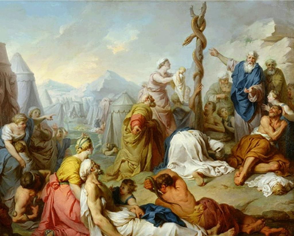 Моисей и наказание змеями