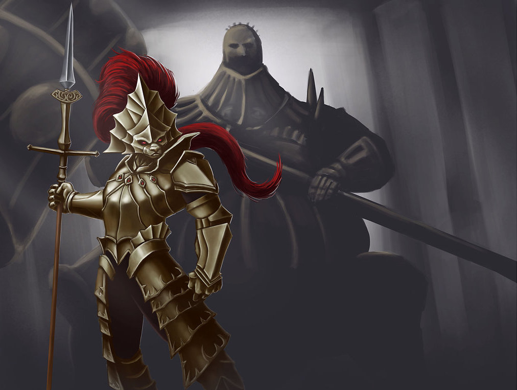 Ornstein the Dragonbearer and the Executioner Smog