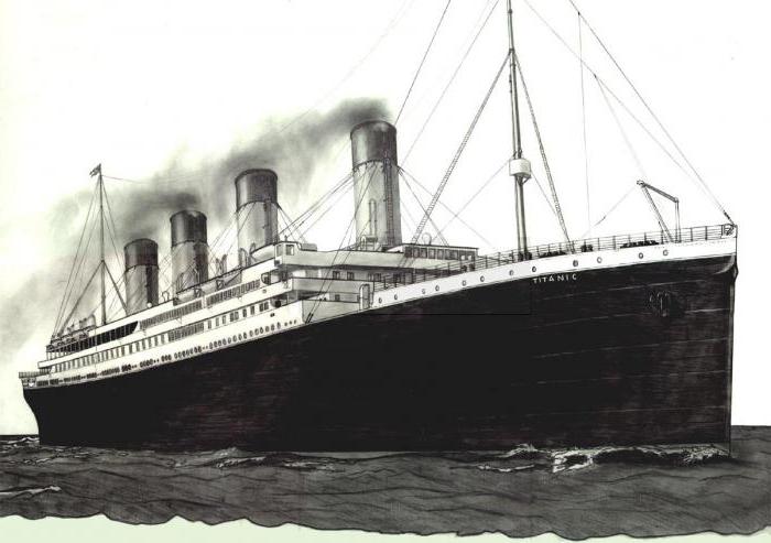 how to draw a titanic in stages