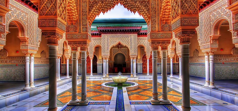Интерьеры и архитектура Марокко
