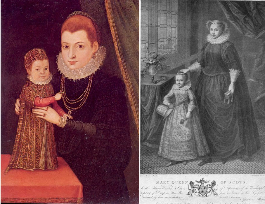Мария Стюарт и сын Яков