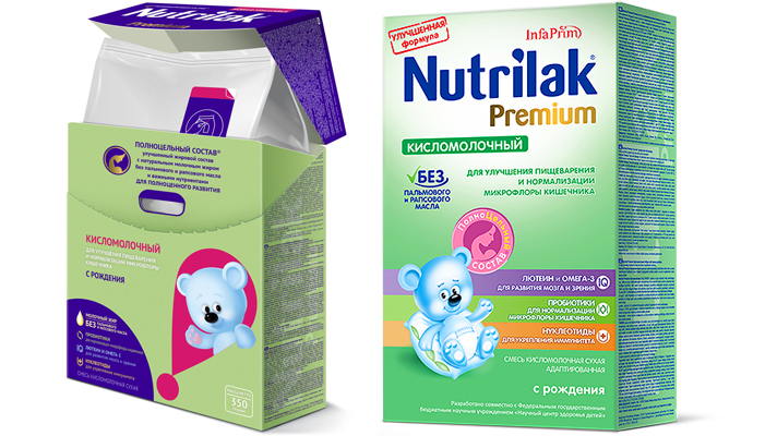 Nutrilac mixtures