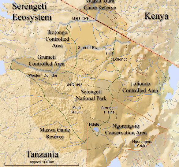 Mara River and Serengeti Reserve