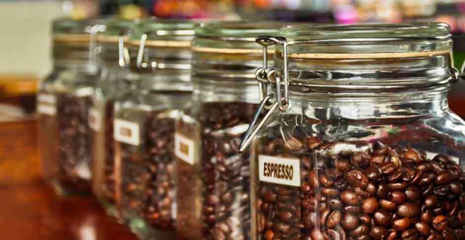 How to store coffee grains at home