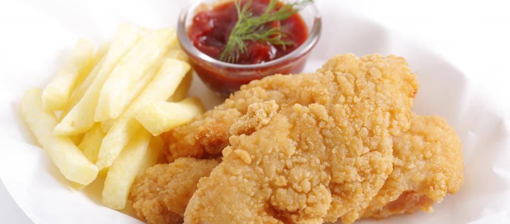 Breaded chicken