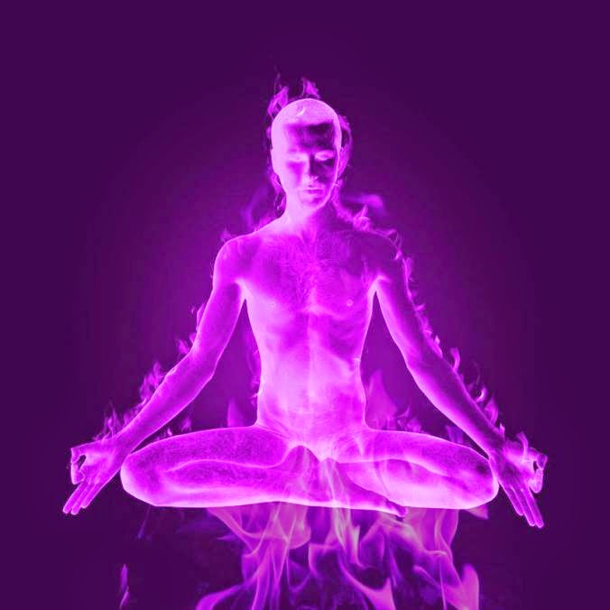 Представьте, что ваше тело пронизывает фиолетовая энергия
