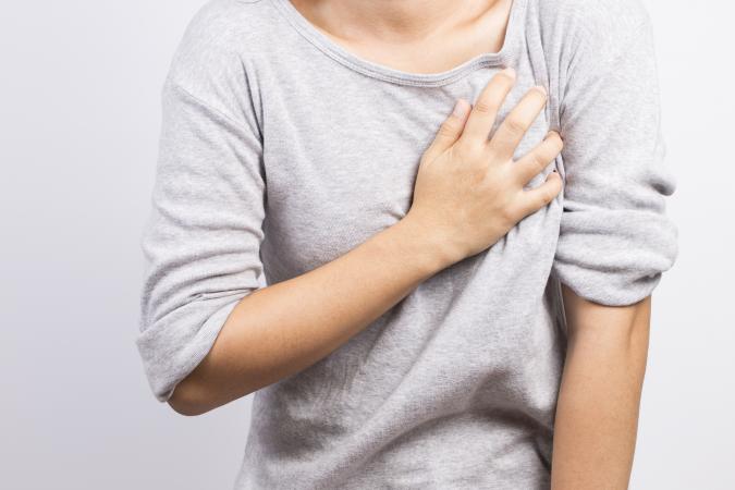 Mid-cycle chest pain