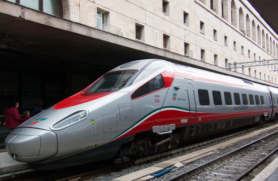 Electric train in Rome