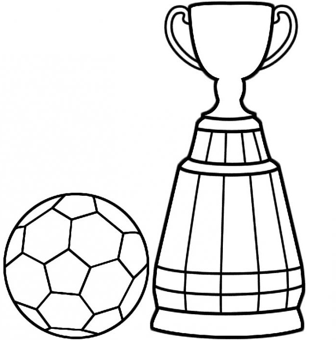 how to draw a sports cup