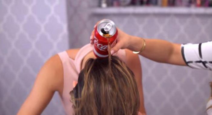 what happens if you wash your hair with cola