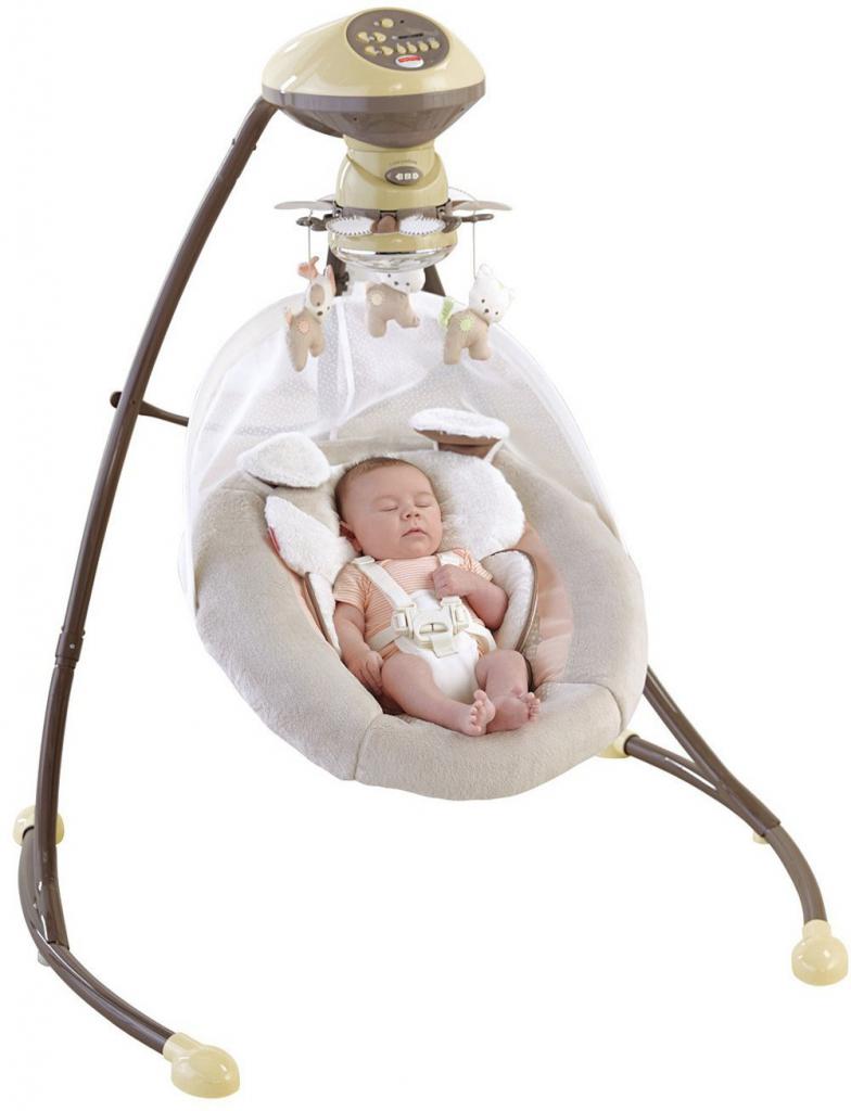 Children's electric swing for newborns