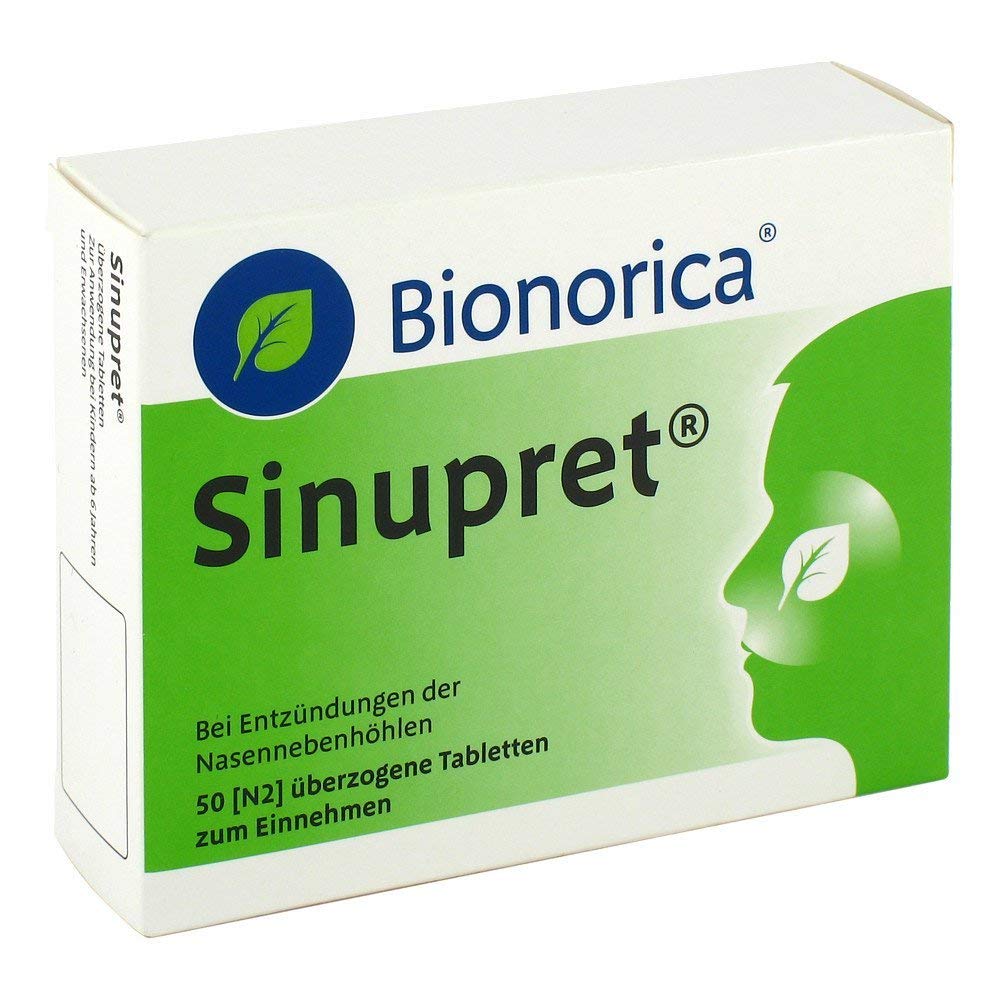 Sinupret: инструкция