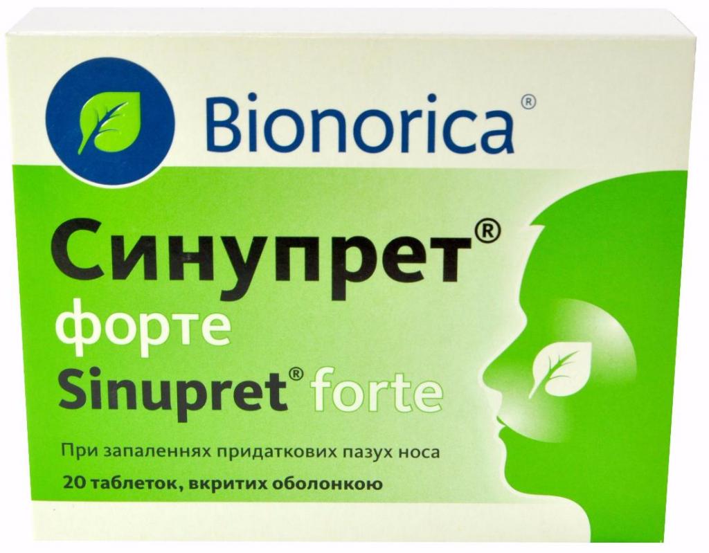 Sinupret forte: инструкция